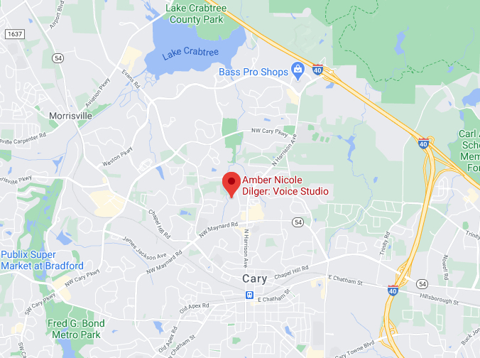 Singing lessons location in Cary, NC